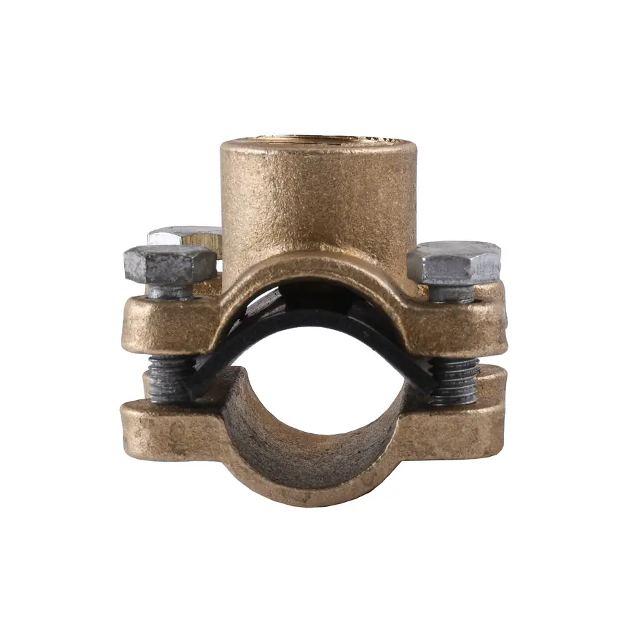 Врізання в трубу Ø20 латунне 1/2″ВР ливарне 3801Б