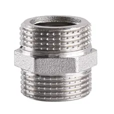 Ніпель нікельований 3/4″ЗР х 3/4″ЗР штампований А0502А(нк) VA