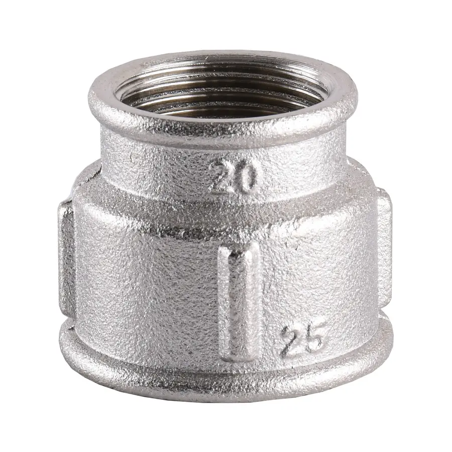 Муфта редукційна нікельована 1″ВР х 3/4″ВР ливарна А0313А(нк) VA