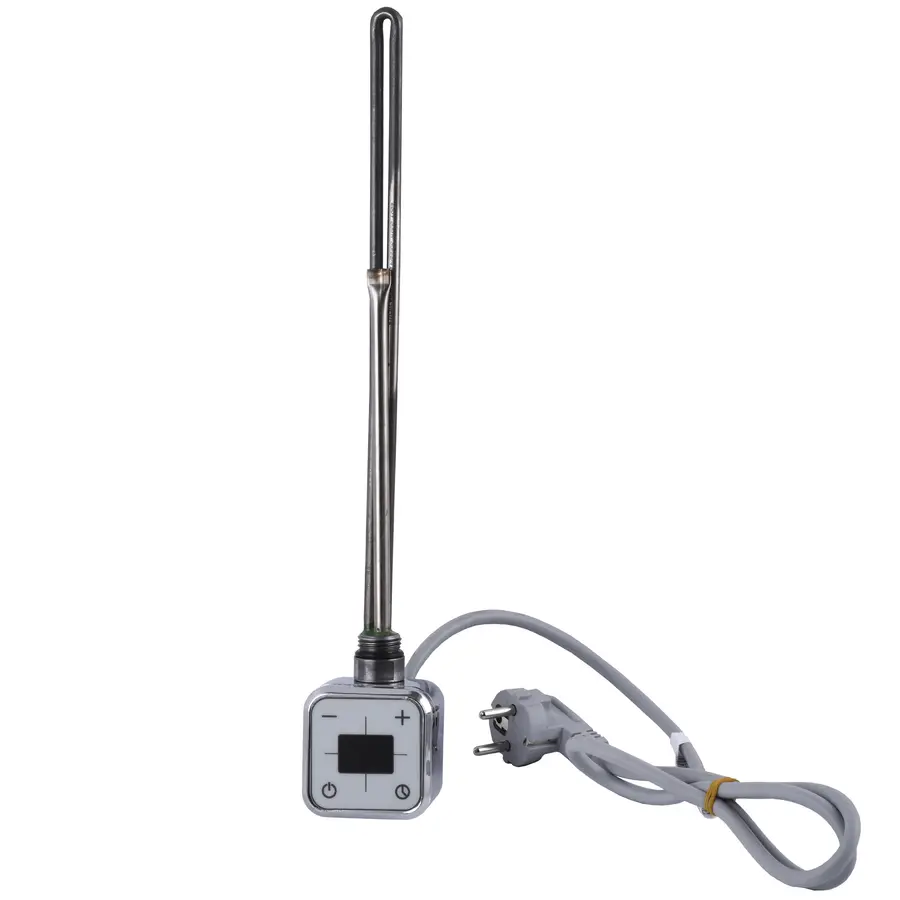 ТЕН для рушникосушки. Електронне керування, Хром, 600 Вт. НР014.600К.2