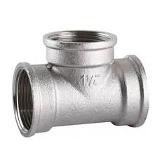 Трійник нікельований 1 1/4″ВР х 1 1/4″ВР х 1 1/4″ВР ливарний A0208-1А(нк) VA Трійник нікельований 1 1/4″ВР х 1 1/4″ВР х 1 1/4″ВР ливарний A0208-1А(нк) VA