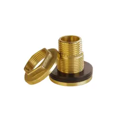 Врізання в бак Ø25 латунне 1/2″ЗР штамповане посилене Б5101А VA