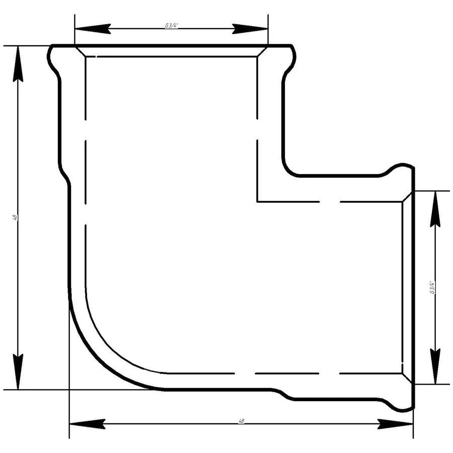 Кутник VIEGA 1612 3/4″ ВВ (101930)