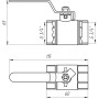 Кран шаровой прямой PROFESSIONAL 3/4 "ВВ КБ PN40 QP151 кран шаровой прямой PROFESSIONAL 3/4" ВВ КР PN40 QP151