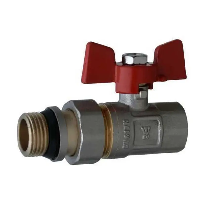 Кран кульовий прямий з американкою WATERVALVE Q003 NV-V343 3/4″ ЗB