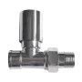 Кран вентильный прямой с американкой PROFESSIONAL 1/2 "CHROM Q-026 вент