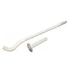 Кронштейн секційного радіатора CRISTAL NS-1011B штирьковий білий з дюбелем ф9х245мм (кратно 2)