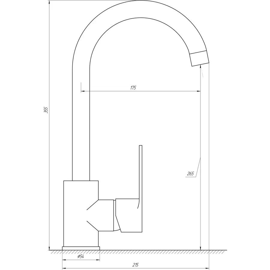 Кухонный смеситель DOMINO TORINO DTO-203L