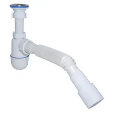 Сифон Waterstal А-3202 під умивальник з гофрою 1 1/4″ 40/50