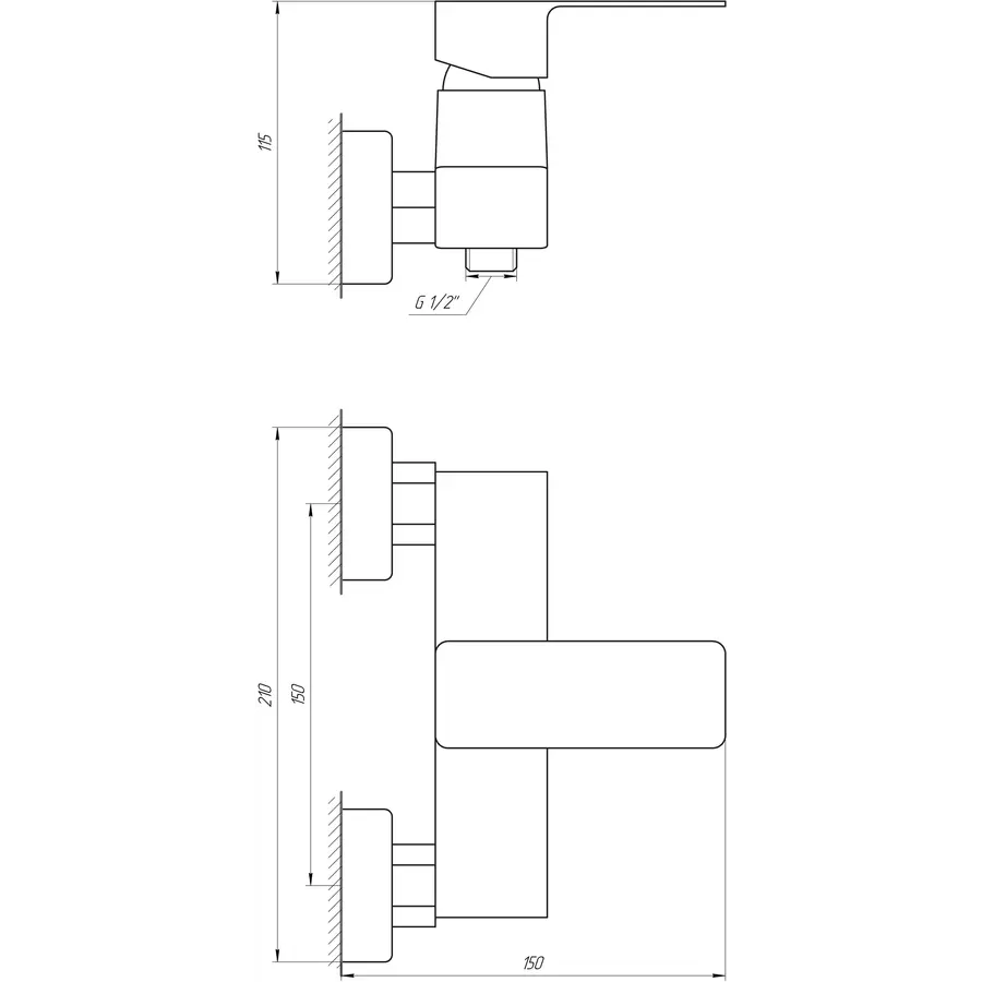 Смеситель для душа DOMINO MALIBU DMM-105N