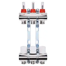 Коллектор с измерителем затрат, регуляторами и креплением ECO 001A 1 "x3