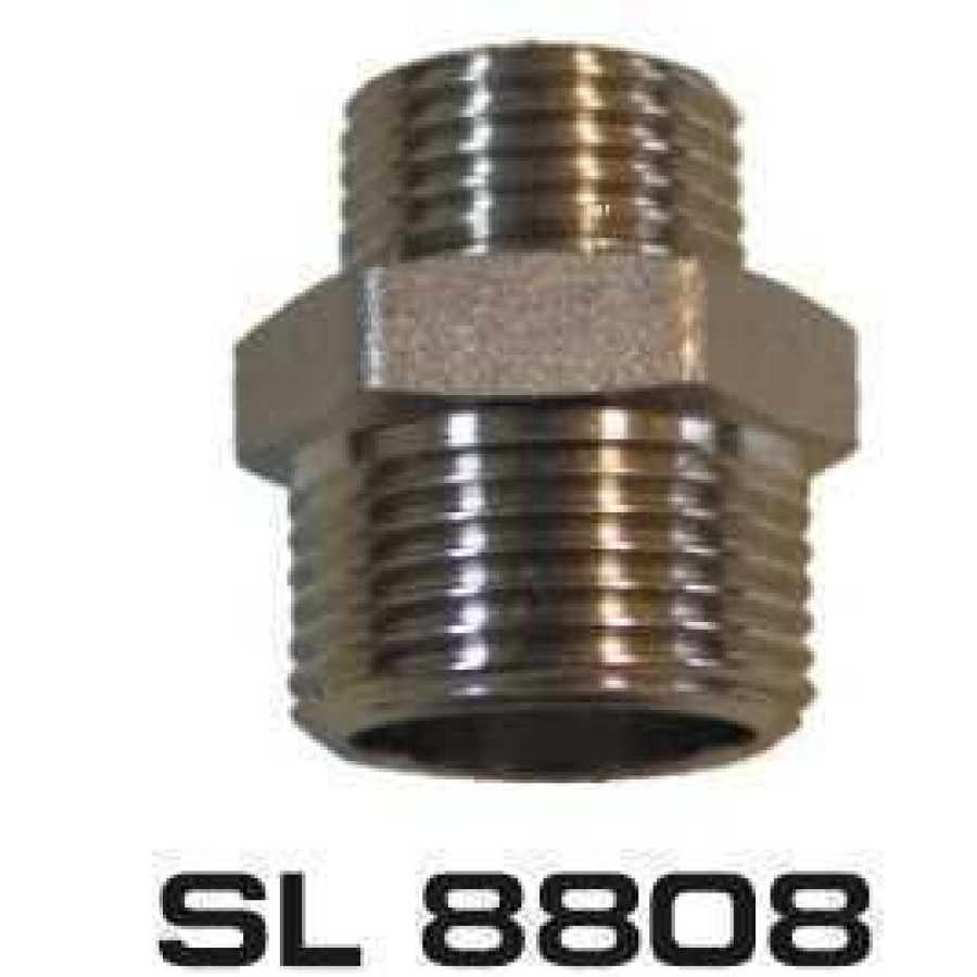 Ніпель SELBA 1/2″х3/8″ SL8808 ЗЗ