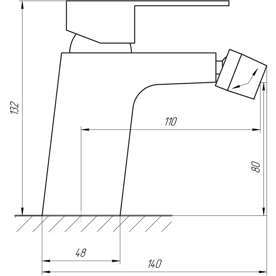Змішувач для біде Globus Lux Milano GLM-0106