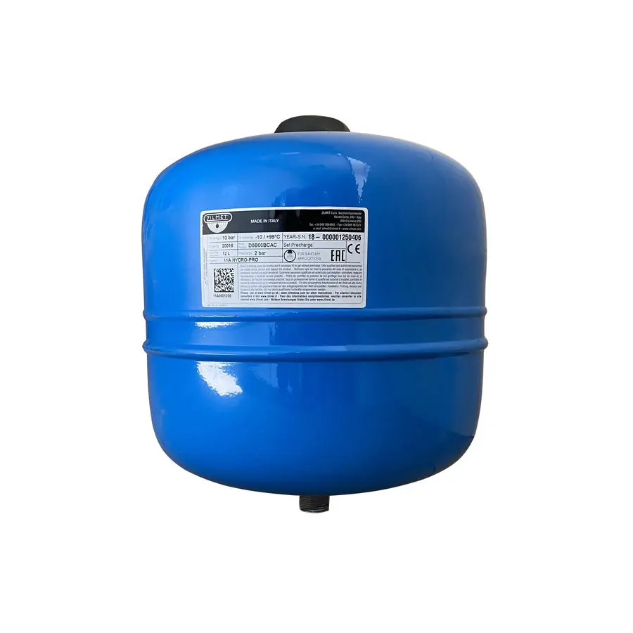 Гідроакумулятор з фіксованою мембраною 12л ZILMET HYDRO-pro 10bar ( 11A0001200 )