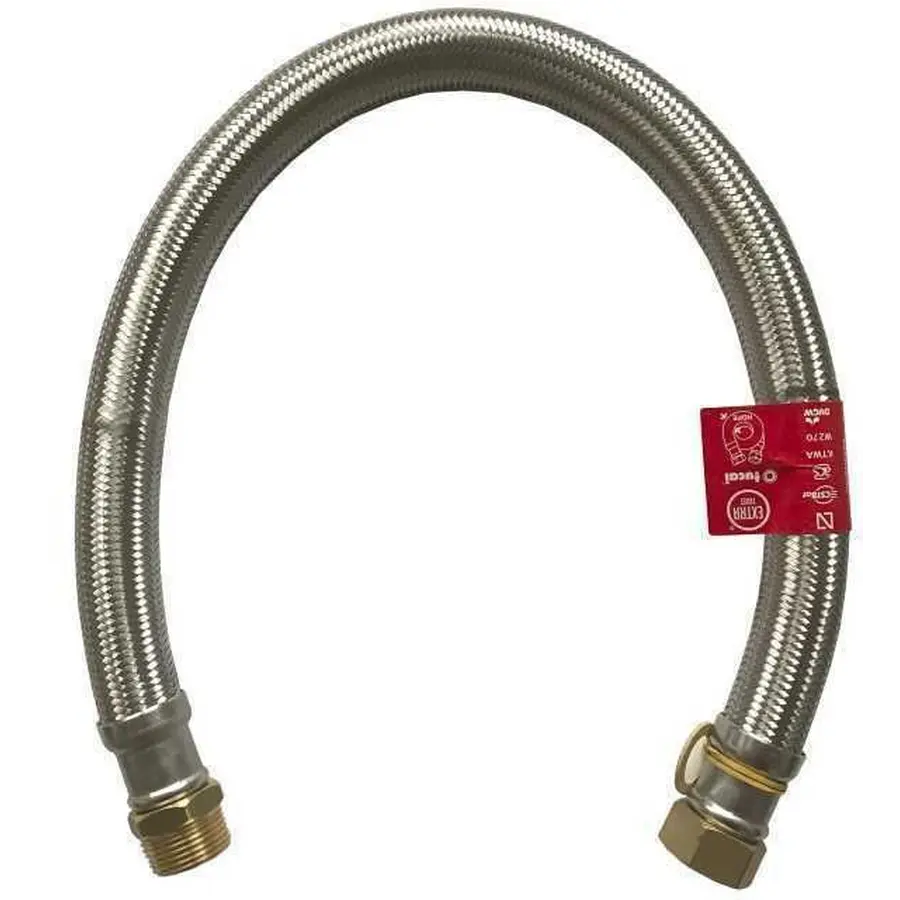 Шланг антивибрационный прямой TUCAI EXTRA TWIST 1 "0,6м. RIVER MG-1-600 204 742