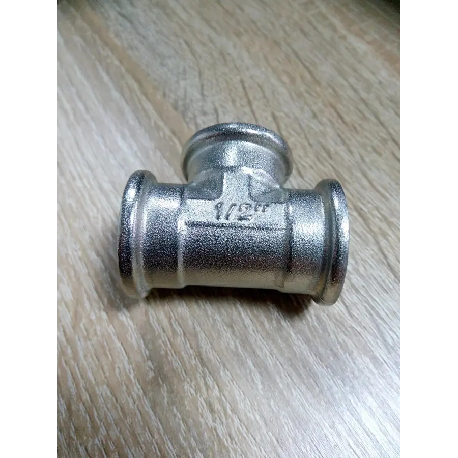 Трійник нікель 1/2" Внутрішня -Внутрішня -Зовнішня Ni 08783