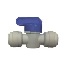 Кран промивний для зворотного осмосу 3/8 х 3/8" (синій) ST002B