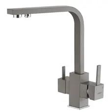 Змішувач для кухні під осмос Globus Lux GLLR-0111-2-ARENA сірий