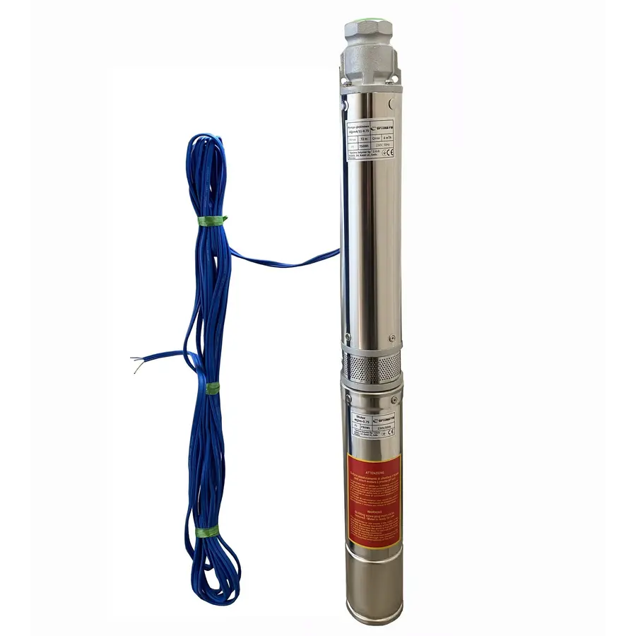 Насос свердловиний з підвищеною стійкістю до піску OPTIMA PM 4QJm4/11 0,75 кВт 81м + 15 м кабель