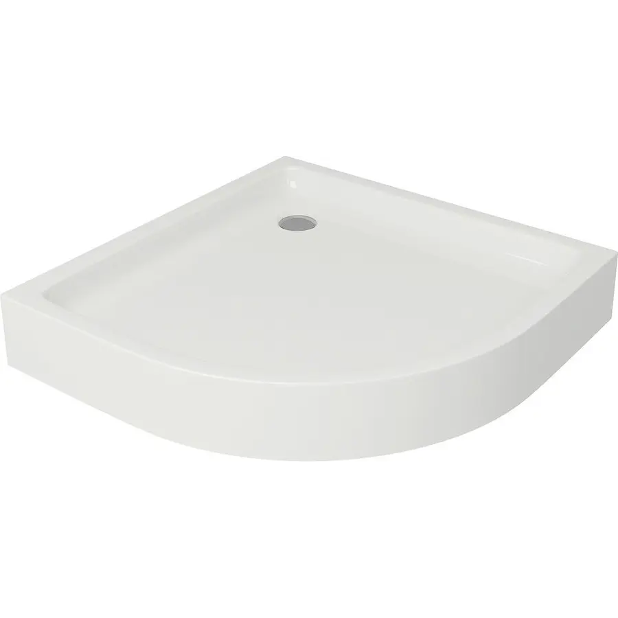 Душовий піддон напівкруглий TAKO 90X16 (вбудована панель)