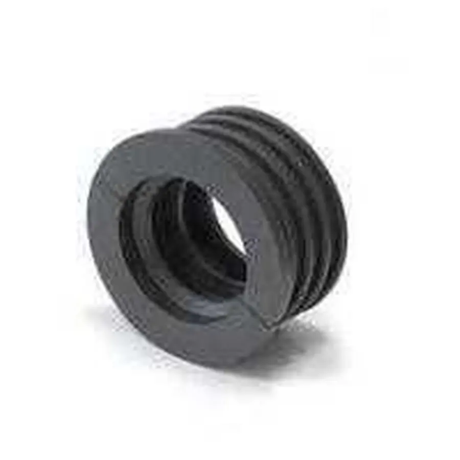 Редукция резиновая 110 (плюшка, черная)