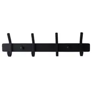 Планка з гачками Globus Lux BQ9435-4 чорна матова SUS304