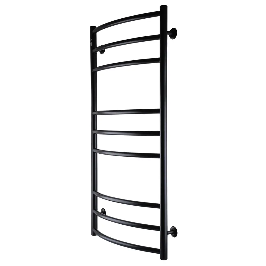 Рушникосушарка UNIO LDE W 1000-500-9 BLK Драбинка Дуга Еліт вода чорна