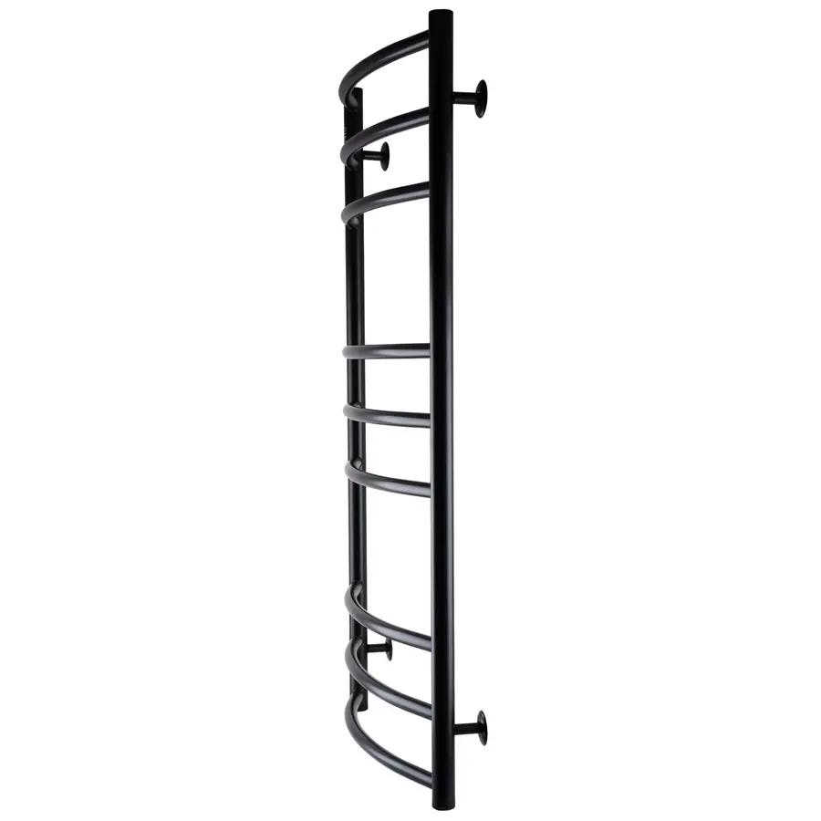 Рушникосушарка UNIO LDE W 1000-500-9 BLK Драбинка Дуга Еліт вода чорна