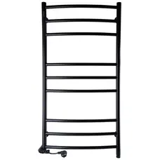 Рушникосушарка UNIO LDE EL 1000-500-9 BLK Драбинка Дуга Еліт електро чорна