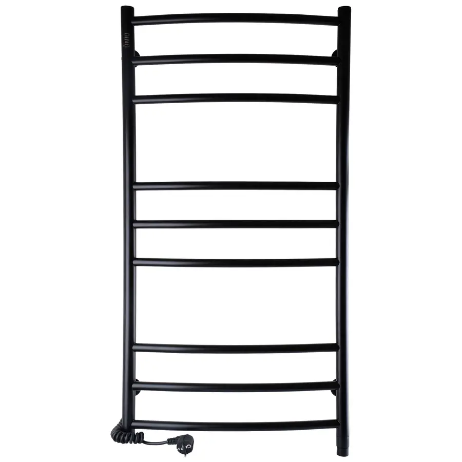 Рушникосушарка UNIO LDE EL 1000-500-9 BLK Драбинка Дуга Еліт електро чорна