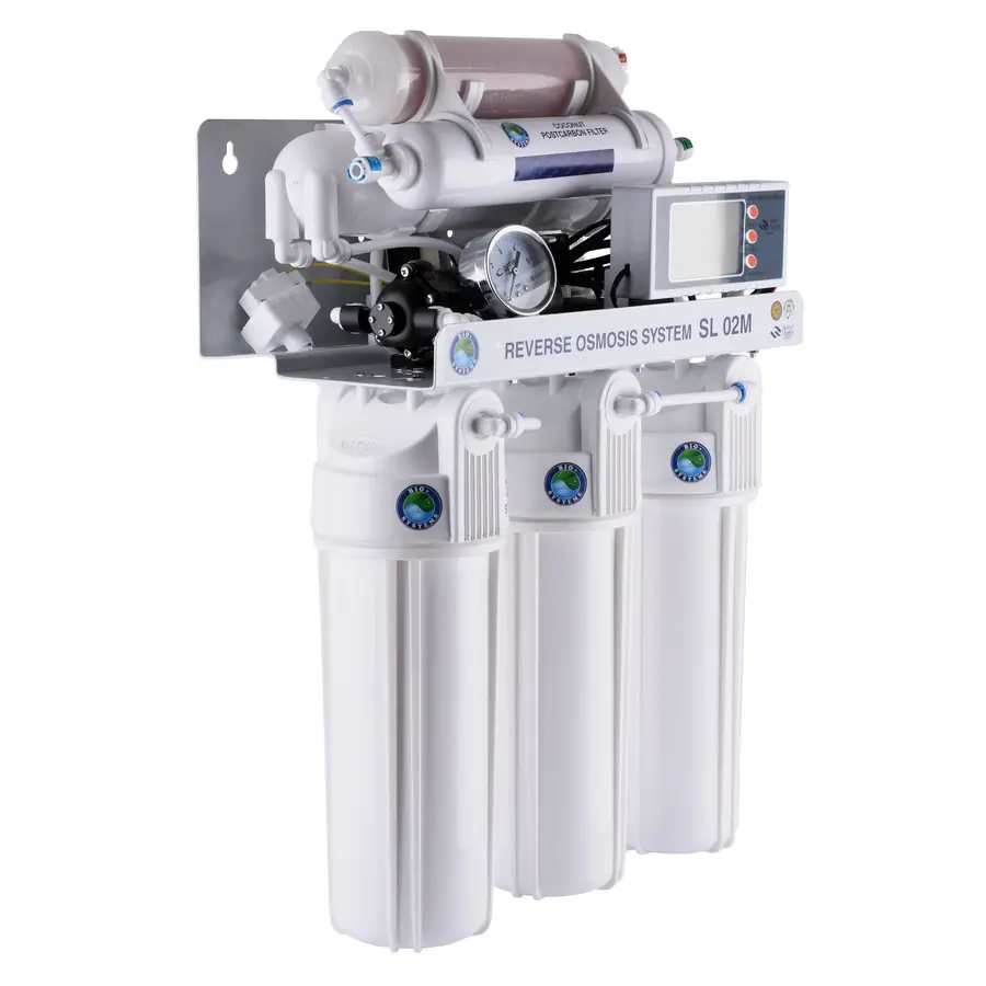 Сист.зв.осмосу Bio+ systems (мембр. Filmtec, вир. США), насос, мін-р, блок керув., RO-75-SL02М +ПЛАСТ.бак