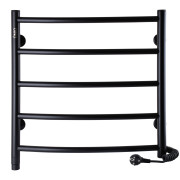 Рушникосушарка UNIO LD ER 500-500-5 BLK Драбинка Дуга електро чорна
