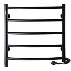 Рушникосушарка UNIO LD ER 500-500-5 BLK Драбинка Дуга електро чорна