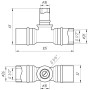 Трійник проміжний прес APE ITALY AP 131 26х16х26