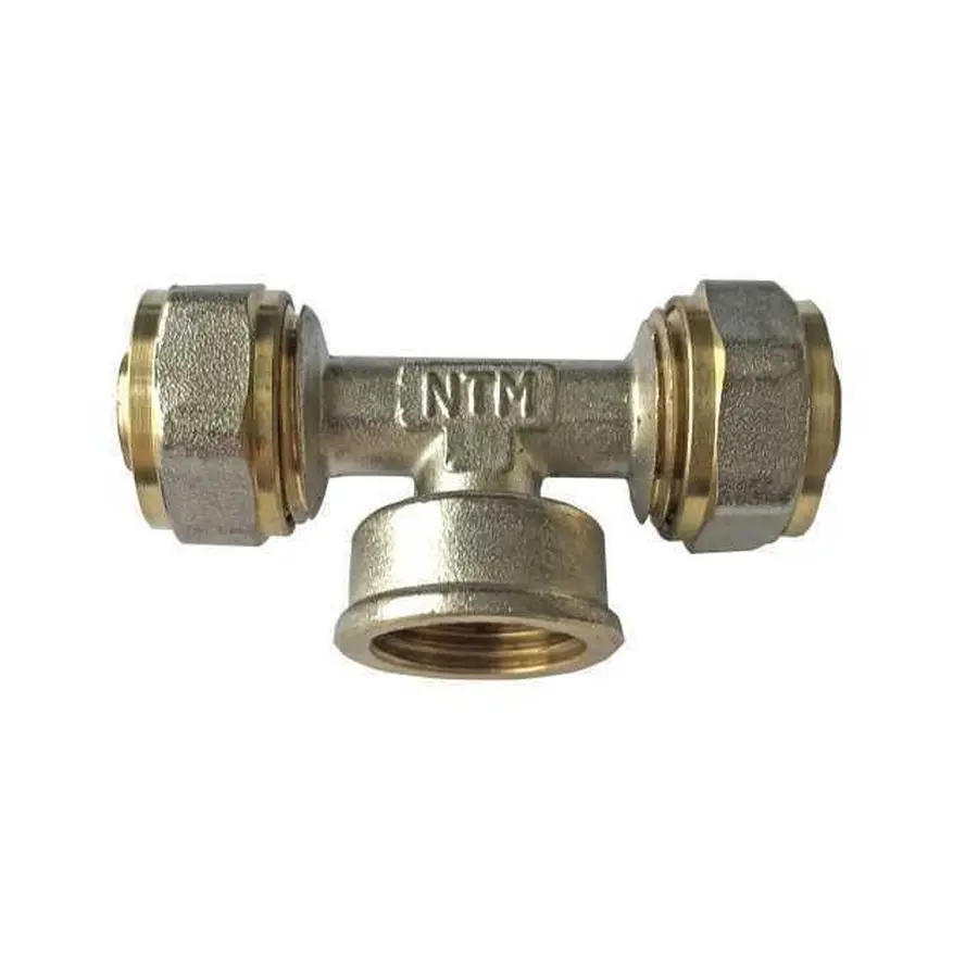 Трійник із внутрішньою різьбою NTM NF-1018 16х3/4″х16