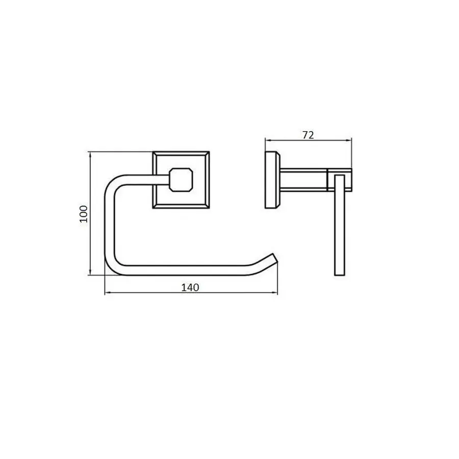 Держатель туалетной бумаги Perfect Sanitary Appliances КВ 9916