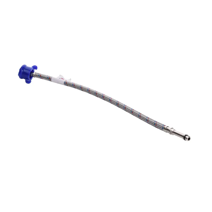 Шланг для змішувача Solomon (нерж.) М10х1/2″ 0,8м HY6201 A дл.