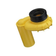 Сифон для пісуара боковий VIEGA пластик вбудований боковий 90° (жовтий) 492465
