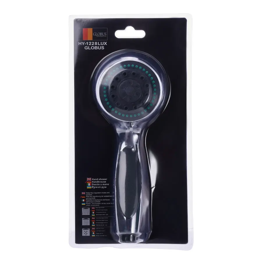 Душевая лейка Globus Lux HY-1228-LUX 3-позиционная, блистер