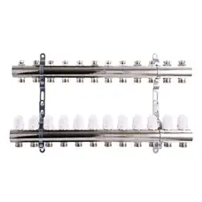 Колектор з регуляторами та кріпленням ECO001С 1″x12