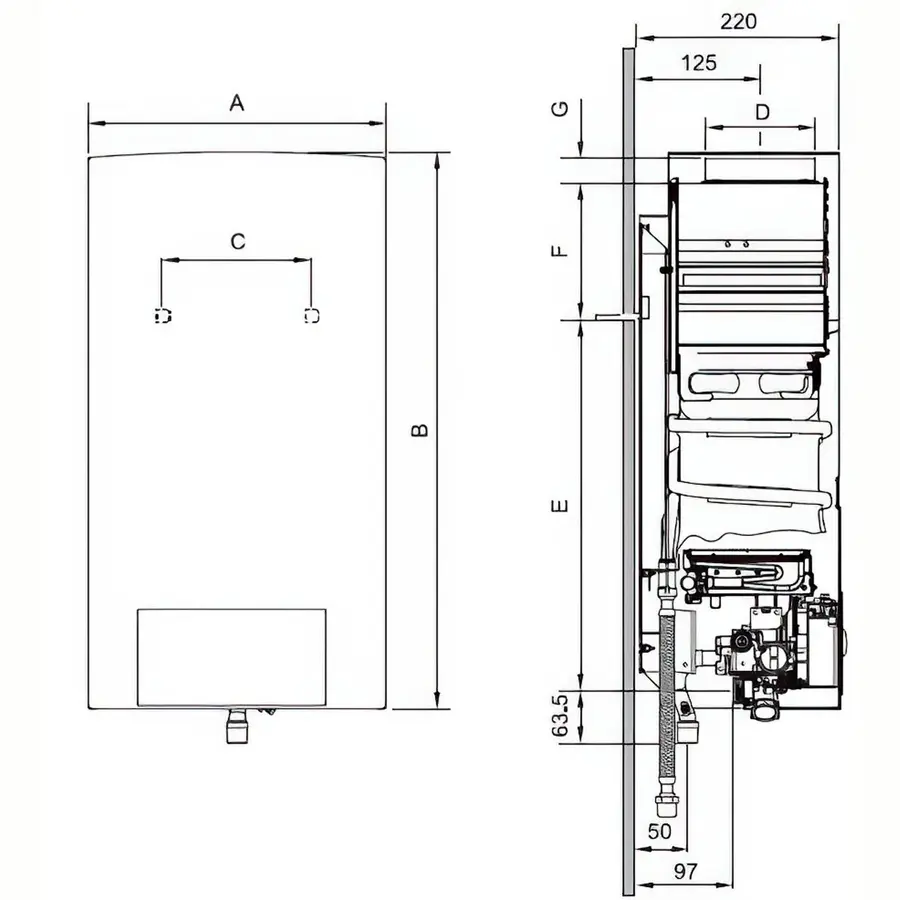 Колонка газова Bosch Therm 4000 O WR 15-2 B