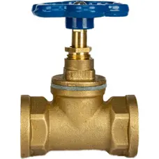 Кран вентильний прямий ХВ латунний 3/4″ВР х 3/4″ВР ливарний Б1112А VA