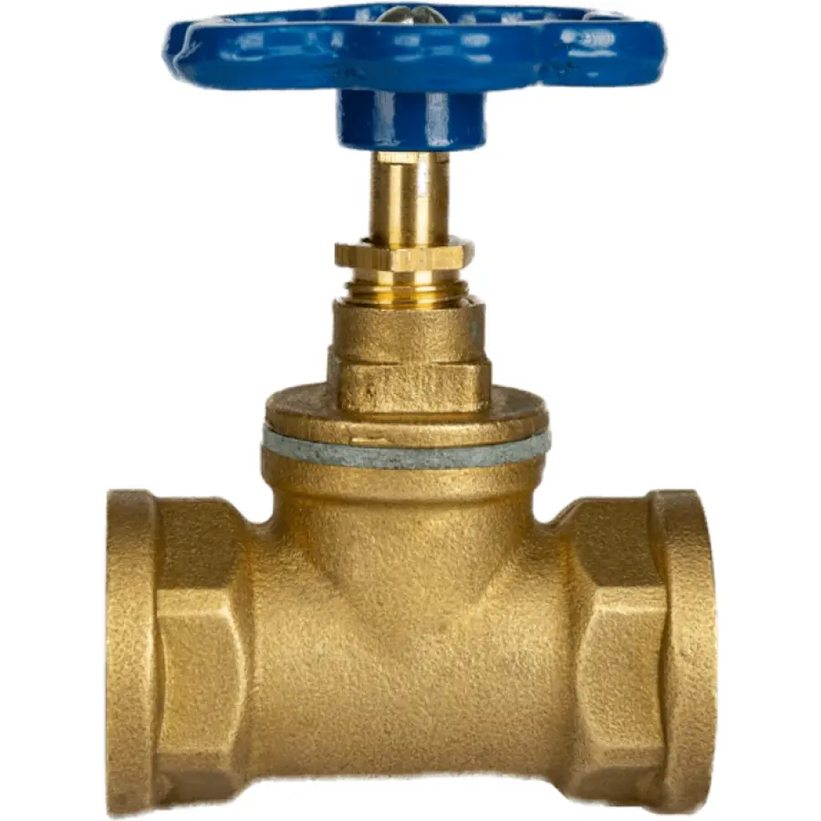 Кран вентильний прямий ХВ латунний 3/4″ВР х 3/4″ВР ливарний Б1112А VA