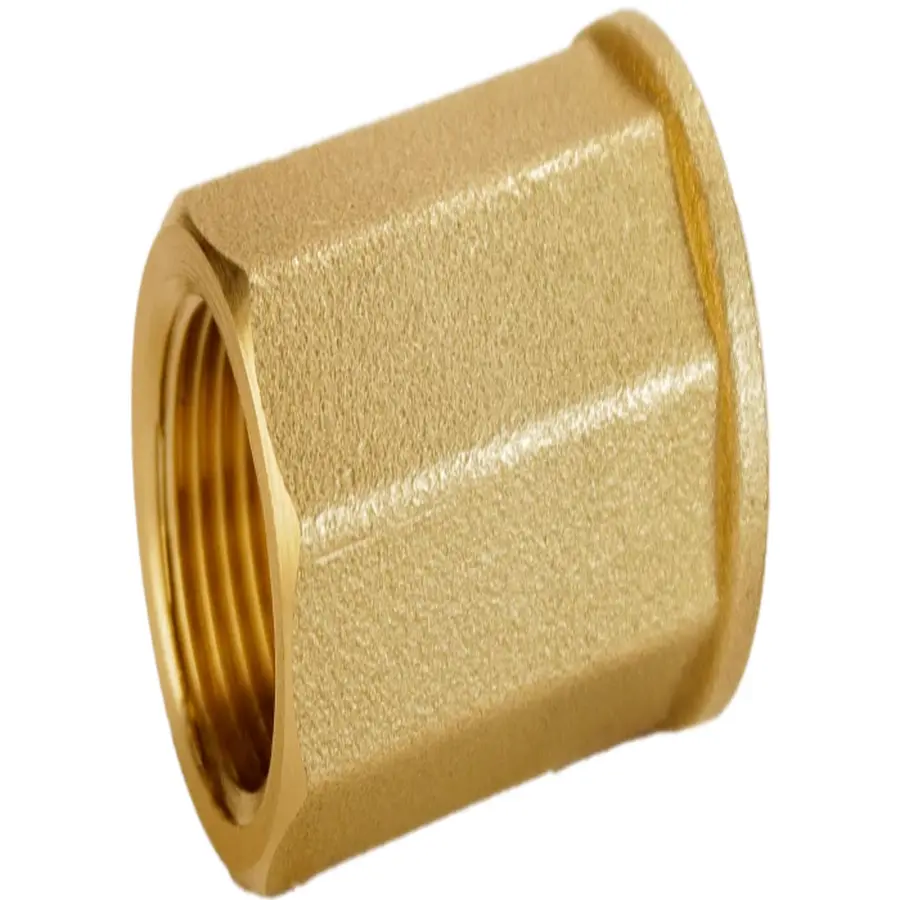 Муфта латунна 1 1/2″ВР х 1 1/2″ВР штампована А0355А