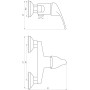 Смеситель для душа Globus Lux Solly GLSO-0105N