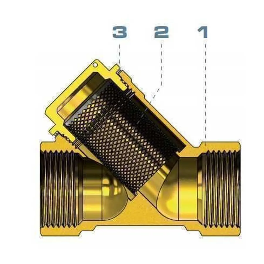 Фільтр грубого очищення SELBA 1″ SL1512