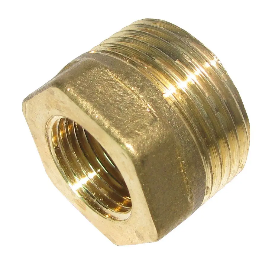 Футорка латунна 3/4″ЗР х 1/2″ВР штампована А0702А VA