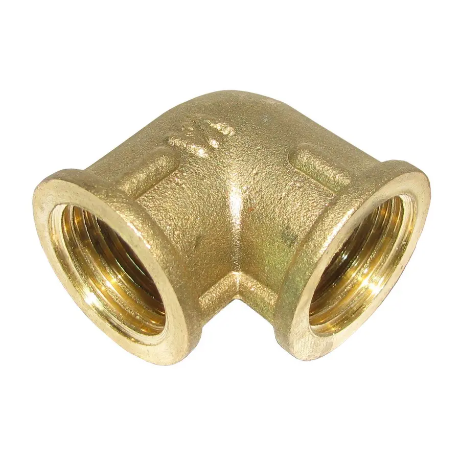 Кутник латунний 1/2″ВР х 1/2″ВР штампований А0101-1А VA