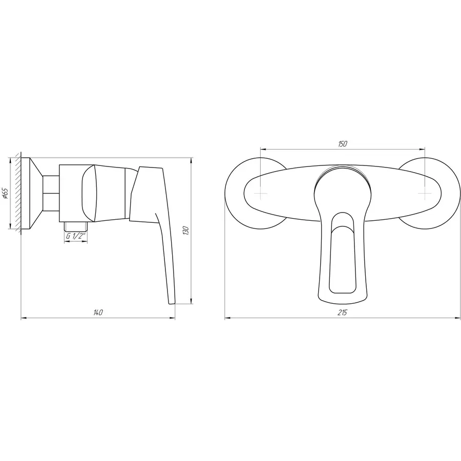 Смеситель для душа DOMINO SIRIUS DSV-105N