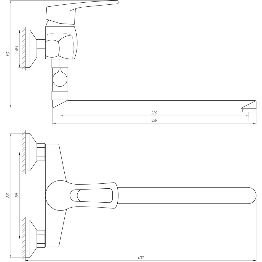 Змішувач для ванни DOMINO SIRIUS DSV-108